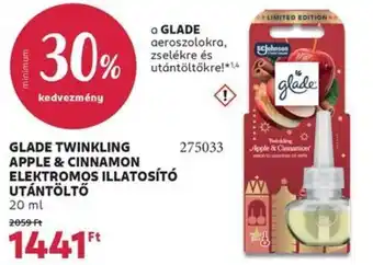 Glade Twinkling apple & cinnamon elektromos illatosító