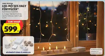 Home Creation led-mécseles vagy fényfüzér