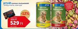 PRIVÁT Privat konzerv kutyaeledel ajánlat