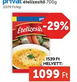 PRIVÁT Privat ételízesítő ajánlat