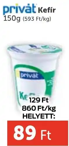 PRIVÁT Privat kefir ajánlat
