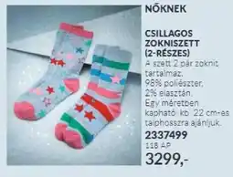 AVON Nőknek csillagos zokniszett ajánlat