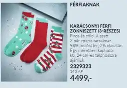 AVON karácsonyi férfi zokniszett ajánlat