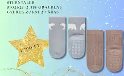 Brendon Sterntaler 8102627-2 318 graublau gyerek zokni 2 páras ajánlat
