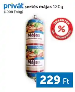 PRIVÁT Privát sertés májas ajánlat