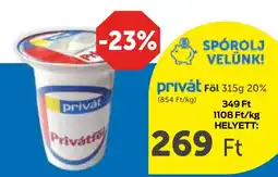 PRIVÁT Privát fől ajánlat