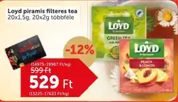 PRIVÁT Loyd piramis filteres tea ajánlat