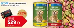 PRIVÁT Privat kutyaeledel ajánlat