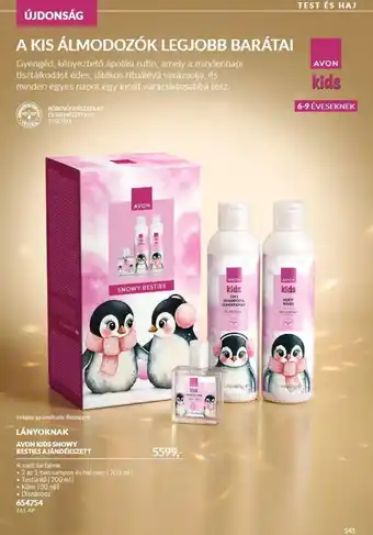 Avon kids snowy besties ajándékszett