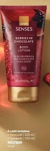 AVON Avon senses testápoló ajánlat