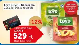 PRIVÁT Loyd piramis filteres tea ajánlat