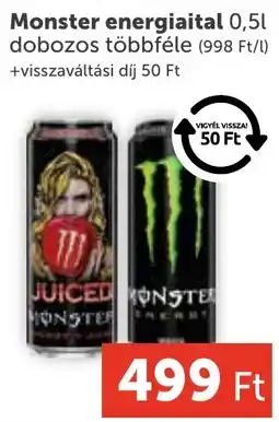 PRIVÁT Monster energiailat ajánlat