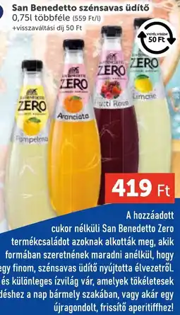 PRIVÁT San Benedetto szénsavas üdítő ajánlat