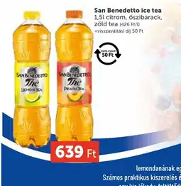 PRIVÁT San Benedetto ice tea ajánlat