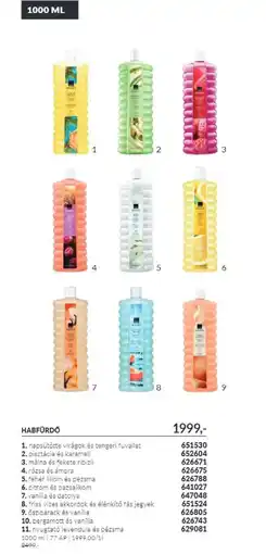 AVON Habfürdő ajánlat