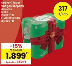 Interspar Soproni lager ajánlat