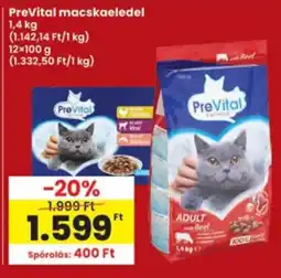 Interspar PreVital macskaeledel ajánlat
