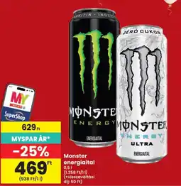 Interspar Monster energiaital ajánlat