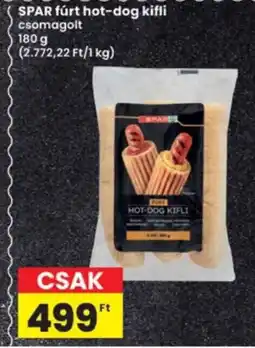 Interspar Spar fúrt hot-dog kifli ajánlat