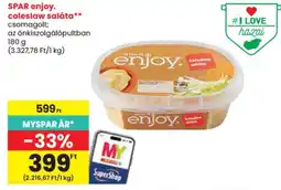 Spar spar enjoy coleslaw saláta ajánlat