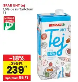 Spar Spar uht tej ajánlat