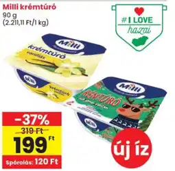 Spar Milli krémtúró ajánlat