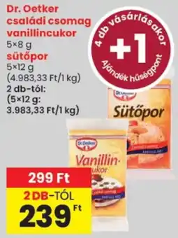 Spar Dr. Oetker családi csomag vanillincukor ajánlat