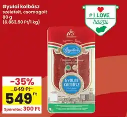 Interspar Gyulai kolbász ajánlat