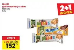 Spar Nestlé gabonapehely-szelet ajánlat