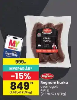 Spar Regnum hurka ajánlat