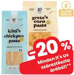 Spar It's Us száraztészta ajánlat