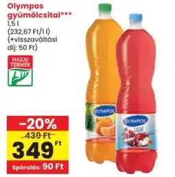 Spar Olympos gyümölcsital ajánlat