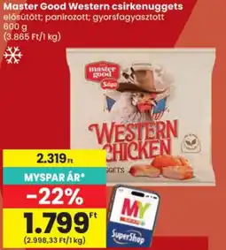 Spar Master Good western csirke nuggets ajánlat
