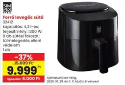 Interspar SimpeX basic forró levegős sütő ajánlat