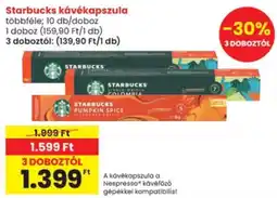 Interspar starbucks kávékapszula ajánlat