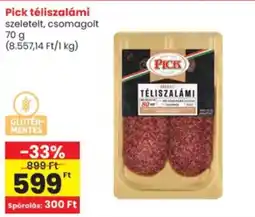 Interspar Pick téliszalámi ajánlat