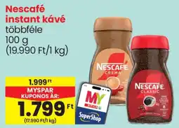 Spar Nescafé instant kávé ajánlat