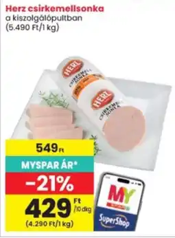 Interspar Herz csirkemellsonka ajánlat