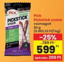 Interspar Pick pickstick snack ajánlat