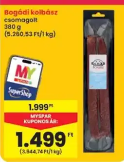 Interspar Bogádi kolbász ajánlat