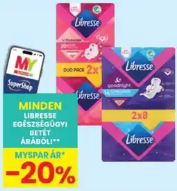 Interspar Libresse egészségügyi betét ajánlat