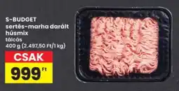 Interspar S-budget sertés-marha darált húsmix ajánlat
