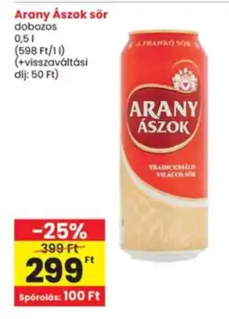 Interspar Arany ászok sör ajánlat