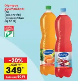 Interspar Olympos gyümölcsital ajánlat