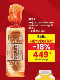 Interspar spar toast kenyér ajánlat