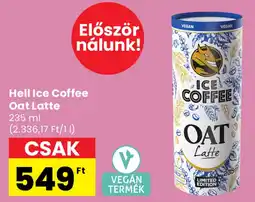 Spar Hell ice coffee oat latte ajánlat