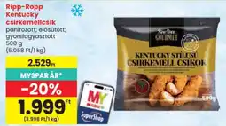 Spar Ripp-Ropp kentucky csirkemellcsik ajánlat