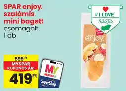 Spar spar enjoy mini bagett ajánlat