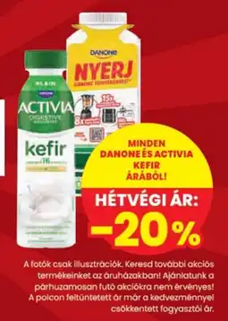 Spar danone activia kefir ajánlat