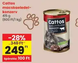 Spar Cattos macskaeledel-konzerv ajánlat